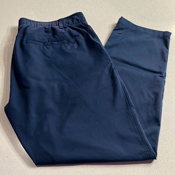 Under Armour Performance Navy Golf Pants Mens 36/30 - Picture 1 of 10